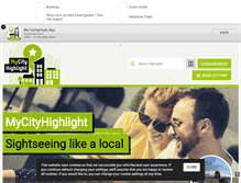 Tablet Screenshot of mycityhighlight.com